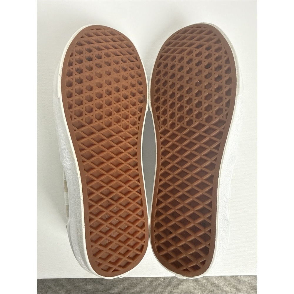 Vans Off The Wall White Checkered Low Top Lace Up Sneakers Womens Size 8.5 - Picture 10 of 11